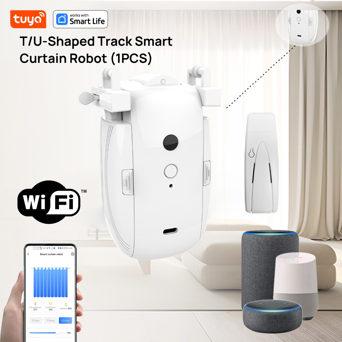 Smart Home Network - روبوت ستارة Tuya Smart WiFi (قطعة