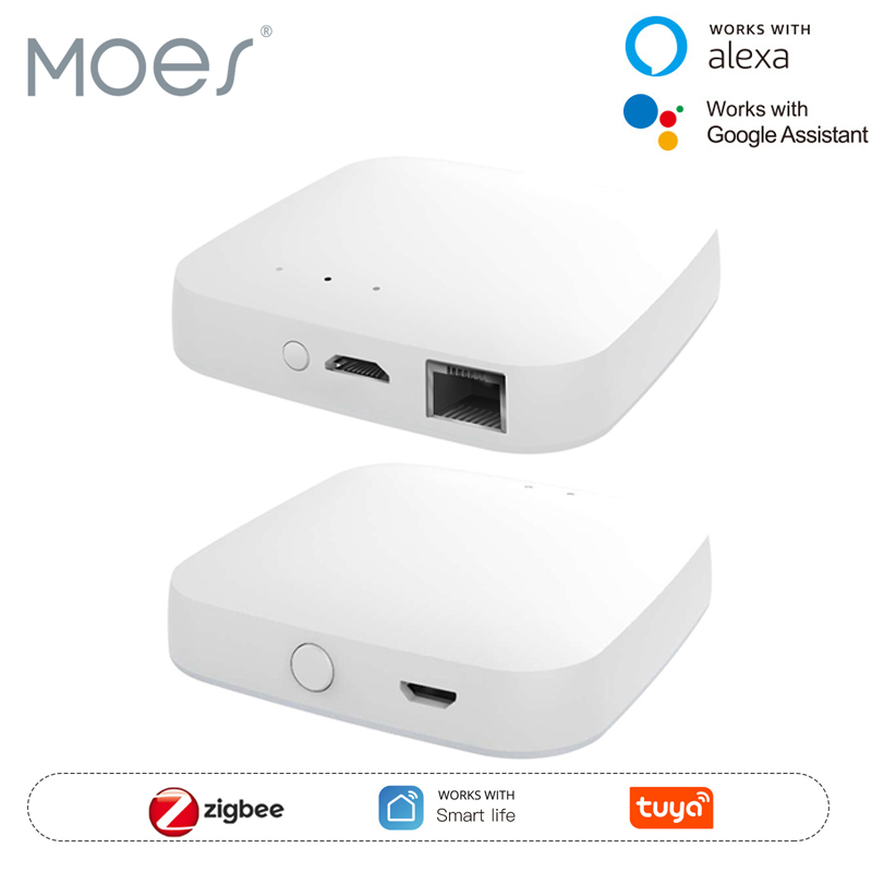 Smart Home Control Panel - MOES Tuya ZigBee3.0 Smart Hub، Wireless/Wirege