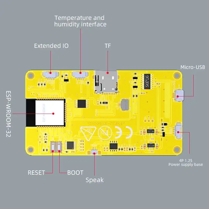 Smart Home Integration - شاشة عرض ذكية ESP32-3248S035 مقاس 3.5