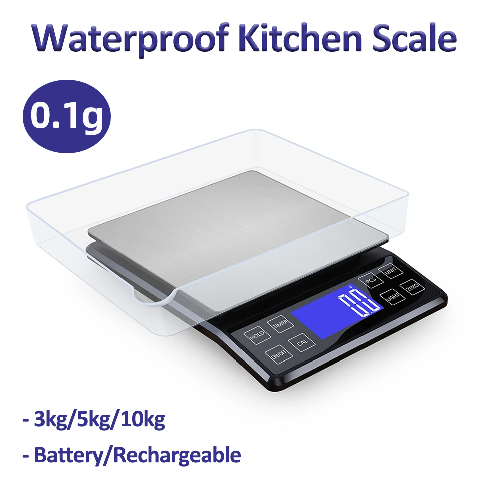 Smart Home Utensils - ميزان المطبخ الرقمي 0.1 جرام عالي