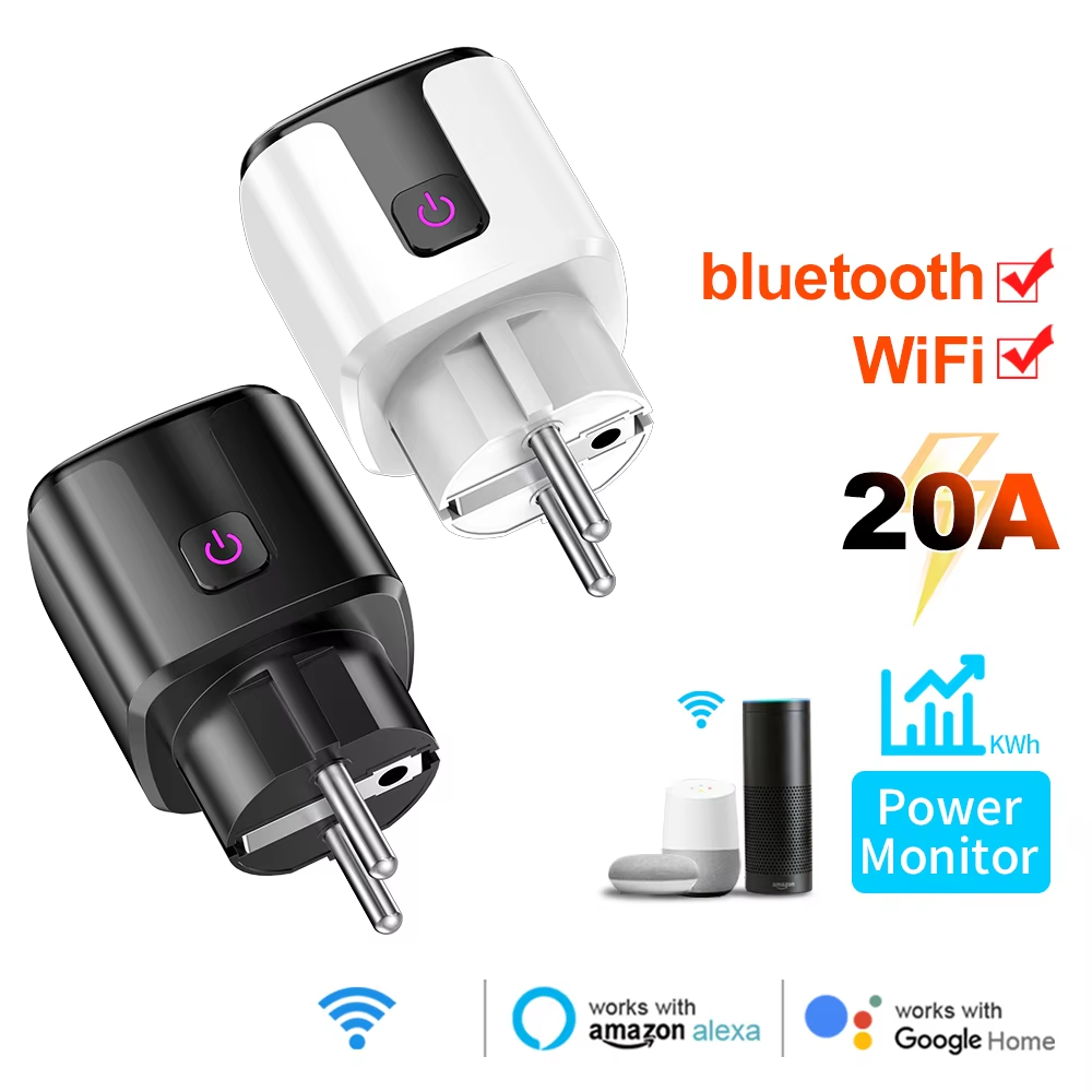 Smart Home Network - مقبس ذكي 20 أمبير بمعيار الاتحاد