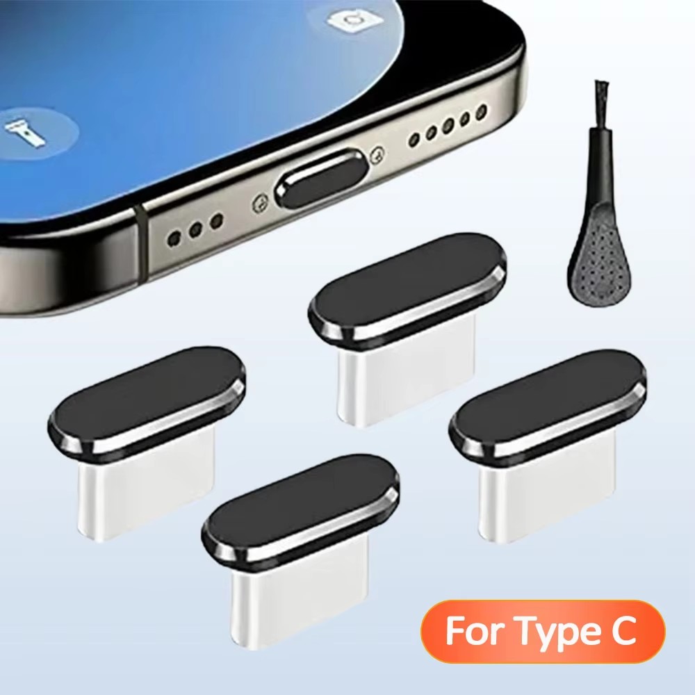 Smart Home Samsung - 4 قطع من أغطية منفذ USB-C