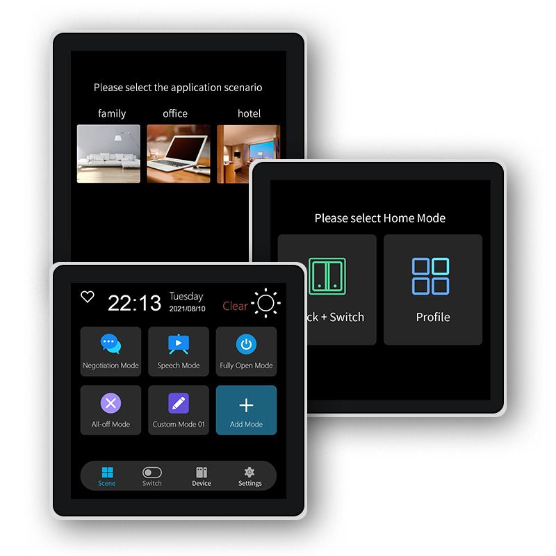 Smart Wall Socket - FUERS 4 بوصة تعمل باللمس متعددة