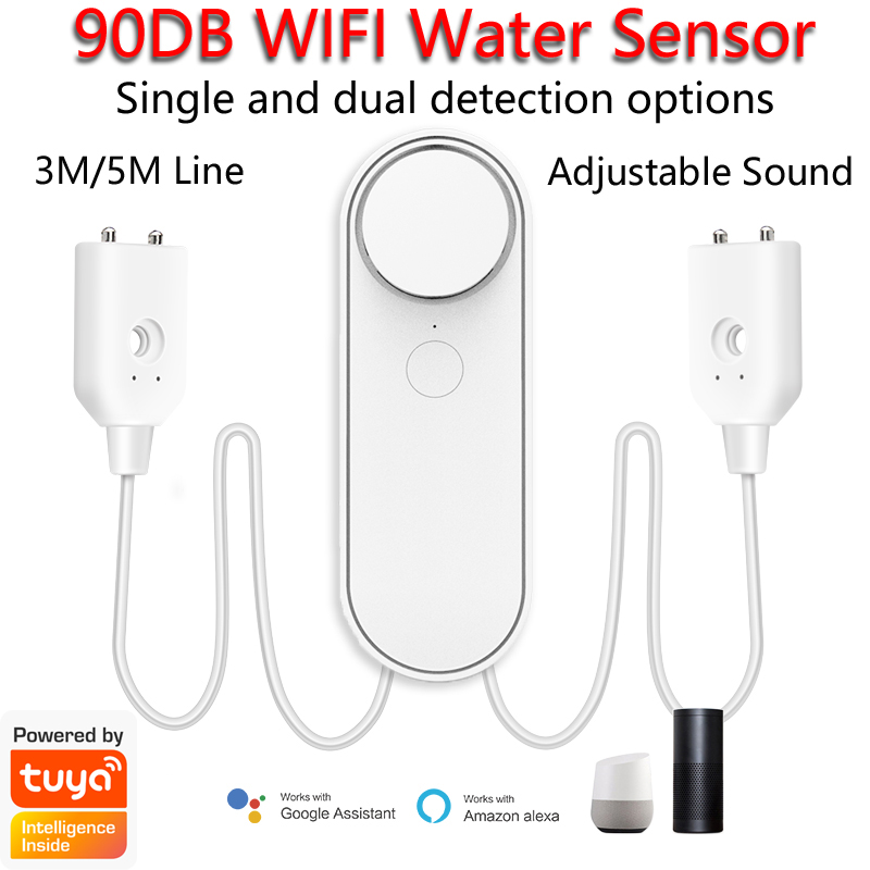 Wifi Water Leak Detector - 3M/5M واي فاي كاشف تسرب المياه