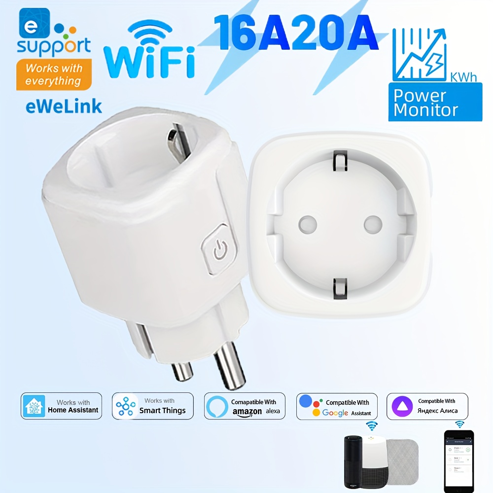Smart Home Network - مقبس واي فاي ذكي من EWeLink،