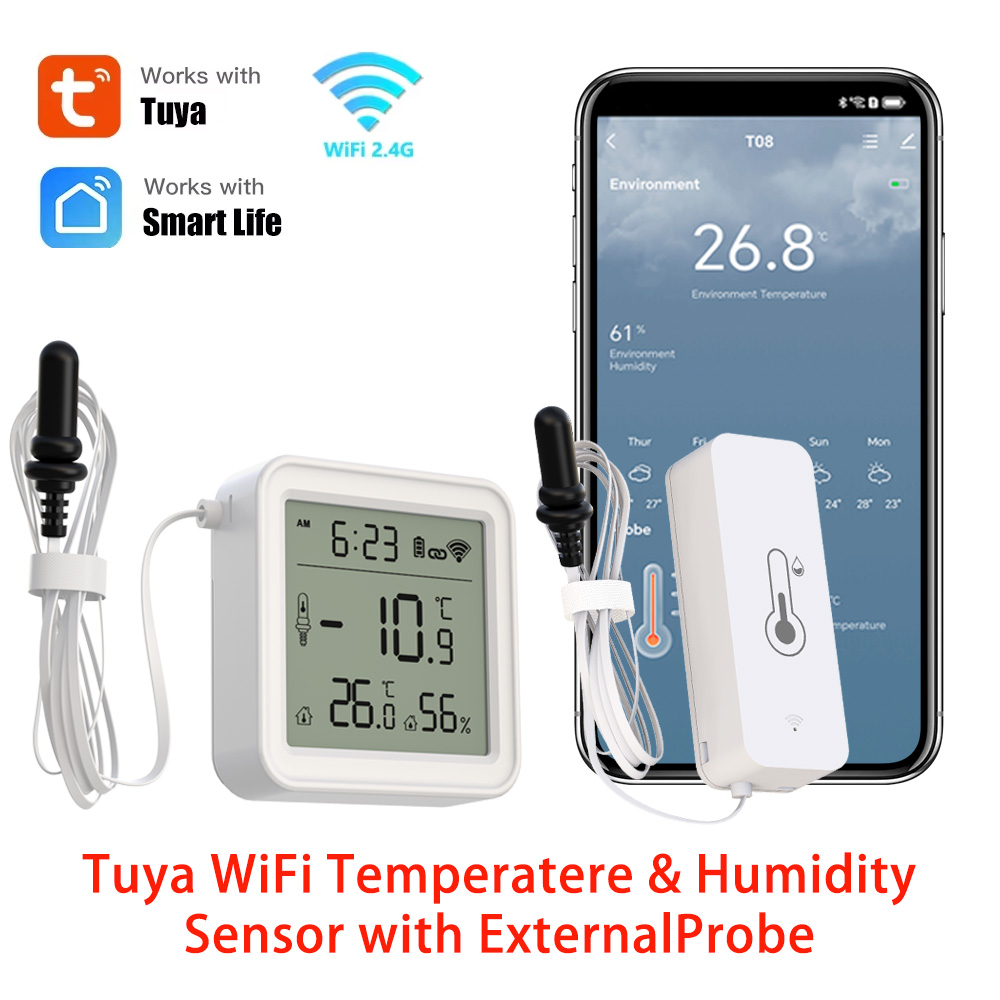 Wifi Thermostat - جهاز استشعار درجة الحرارة والرطوبة واي