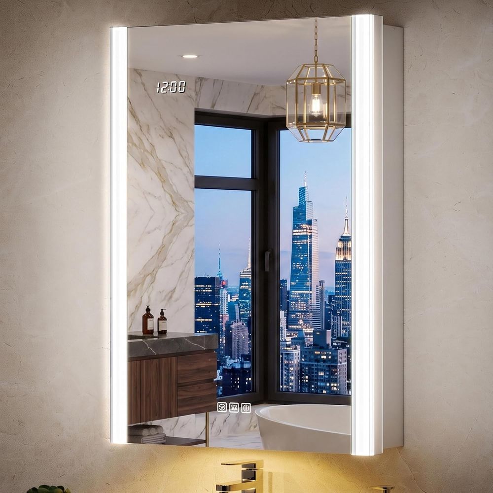 مرآة خزانة أدوية مضاءة 20x32 م - مراجعة Smart Night Light وسعره