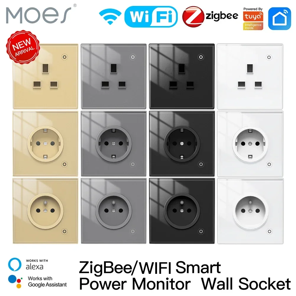Moes ZigBee مقبس الحائط WIFI ل - مراجعة Smart Wall Socket وسعره