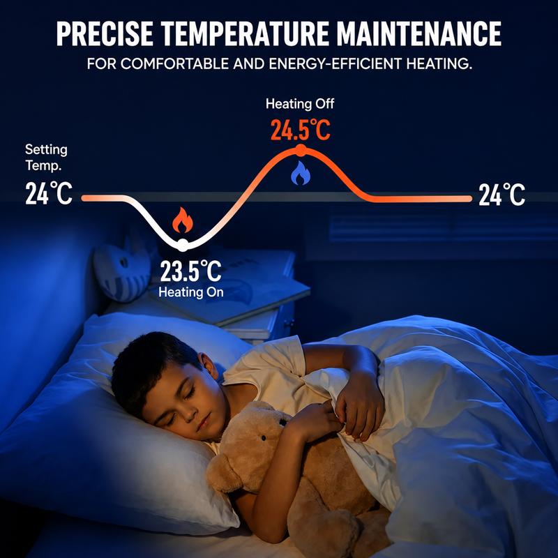 ثرموستات ذكي للتدفئة الأرضية ي - مراجعة Wifi Thermostat وسعره