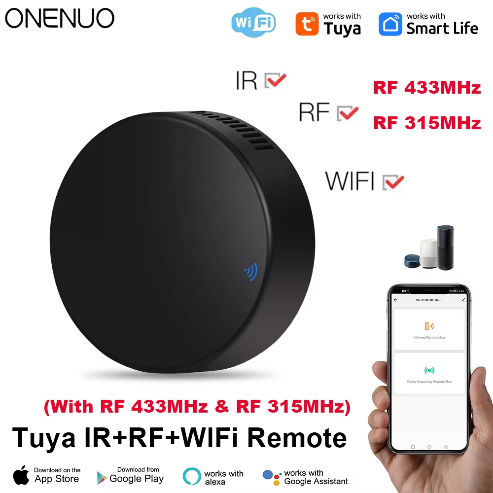 جهاز تحكم عن بعد Tuya WiFi RF  - مراجعة Smart Ir Remote Controller وسعره