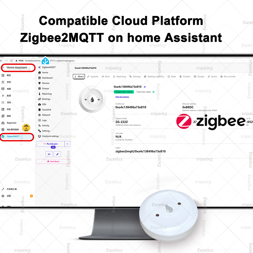 زيجبي كاشف المياه تسرب الاستشع - مراجعة Wifi Water Leak Detector وسعره