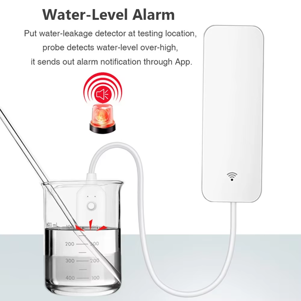 جهاز استشعار تسرب المياه بتقني - مراجعة Wifi Water Leak Detector وسعره
