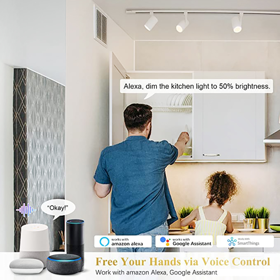 مصابيح LED ذكية GU10 بتقنية Zi - مراجعة Smart Home Samsung وسعره