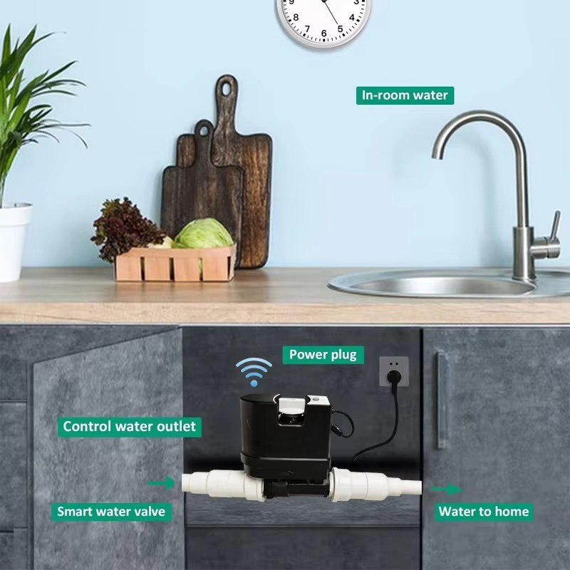 صمام مياه ذكي يعمل بالواي فاي  - مراجعة Wifi Water Leak Detector وسعره