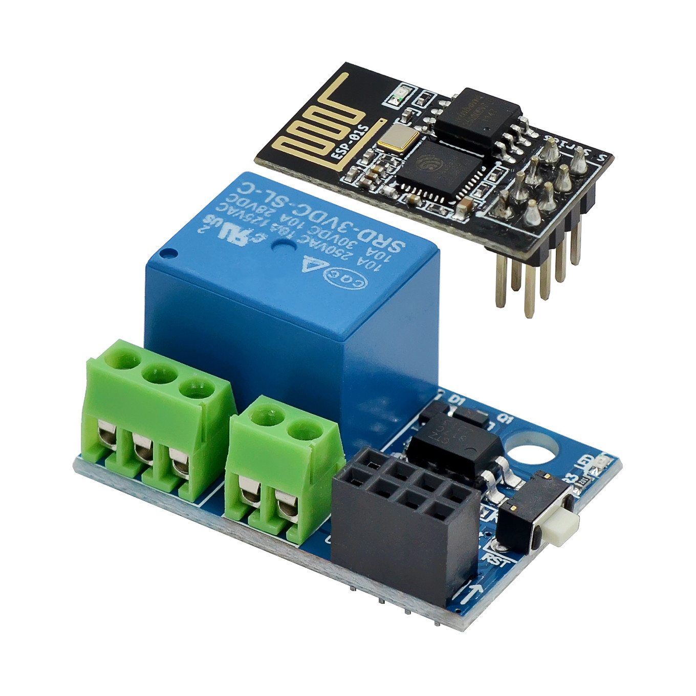 ESP-01S WiFi وحدة التتابع 5 فو - مراجعة Smart Home Arduino Project وسعره