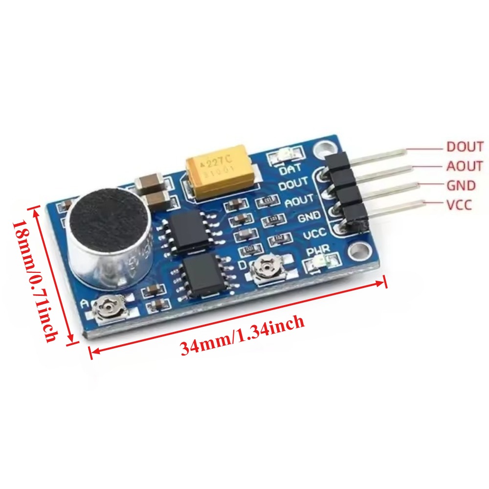 وحدة استشعار الصوت LM386 لوحة  - مراجعة Smart Home Arduino Project وسعره