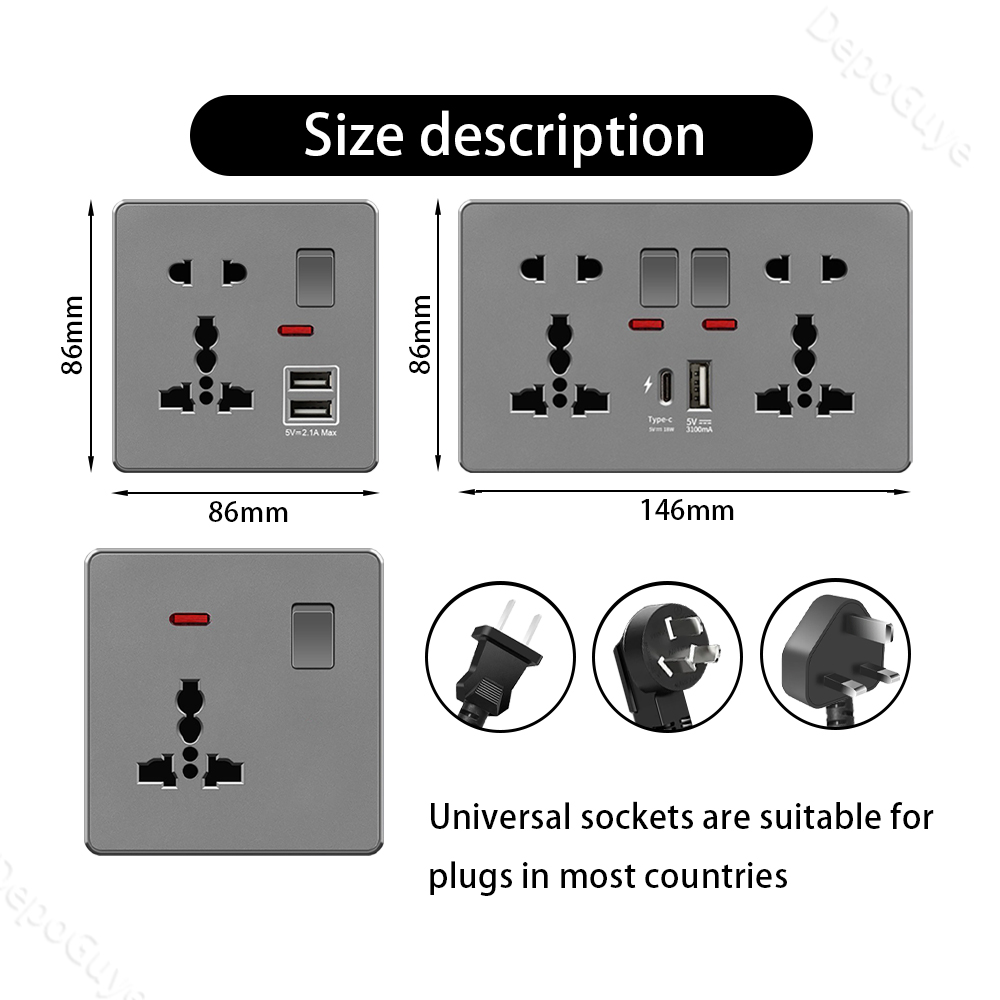 المملكة المتحدة 13A مع USB Typ - مراجعة Smart Wall Socket وسعره