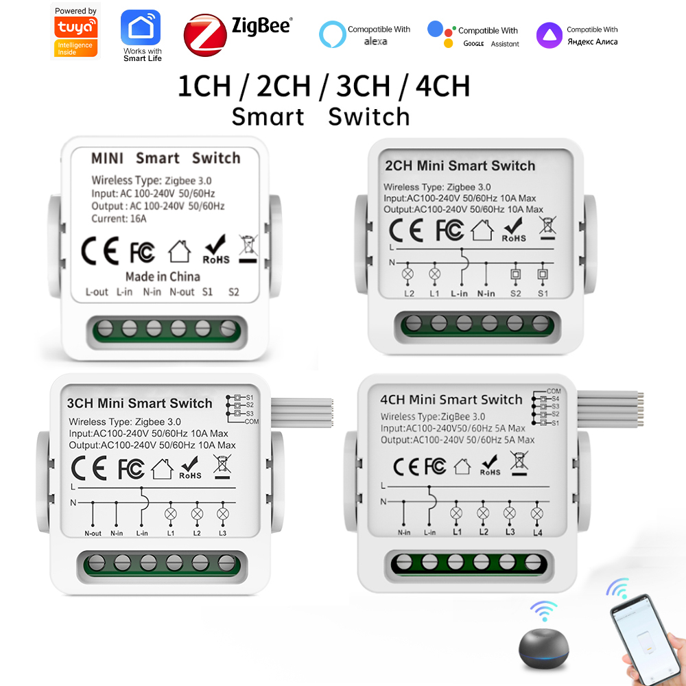 مفتاح ذكي Tuya Zigbee 3.0 بـ 1 - مراجعة Smart Home Integration وسعره