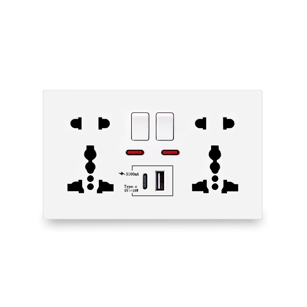 مقبس حائط للشحن السريع بقوة 18 - مراجعة Smart Wall Socket وسعره