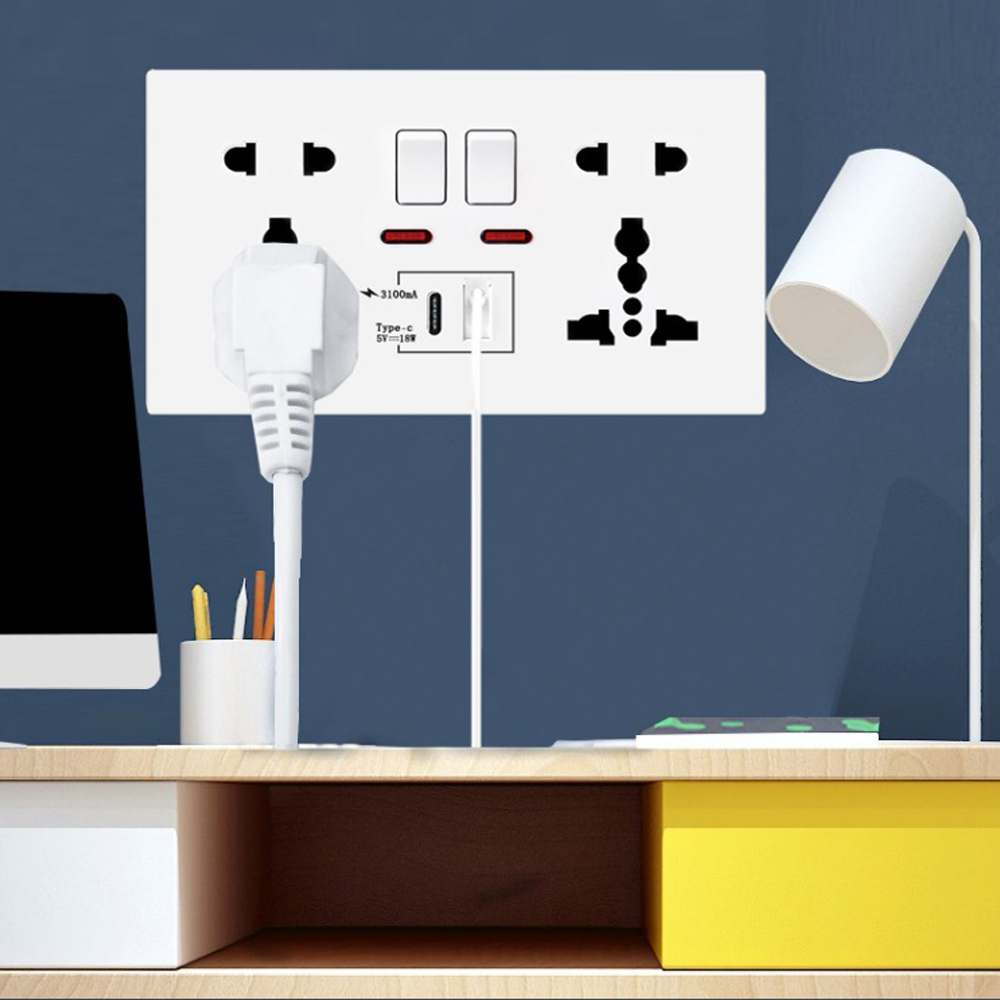 مقبس حائط للشحن السريع بقوة 18 - مراجعة Smart Wall Socket وسعره