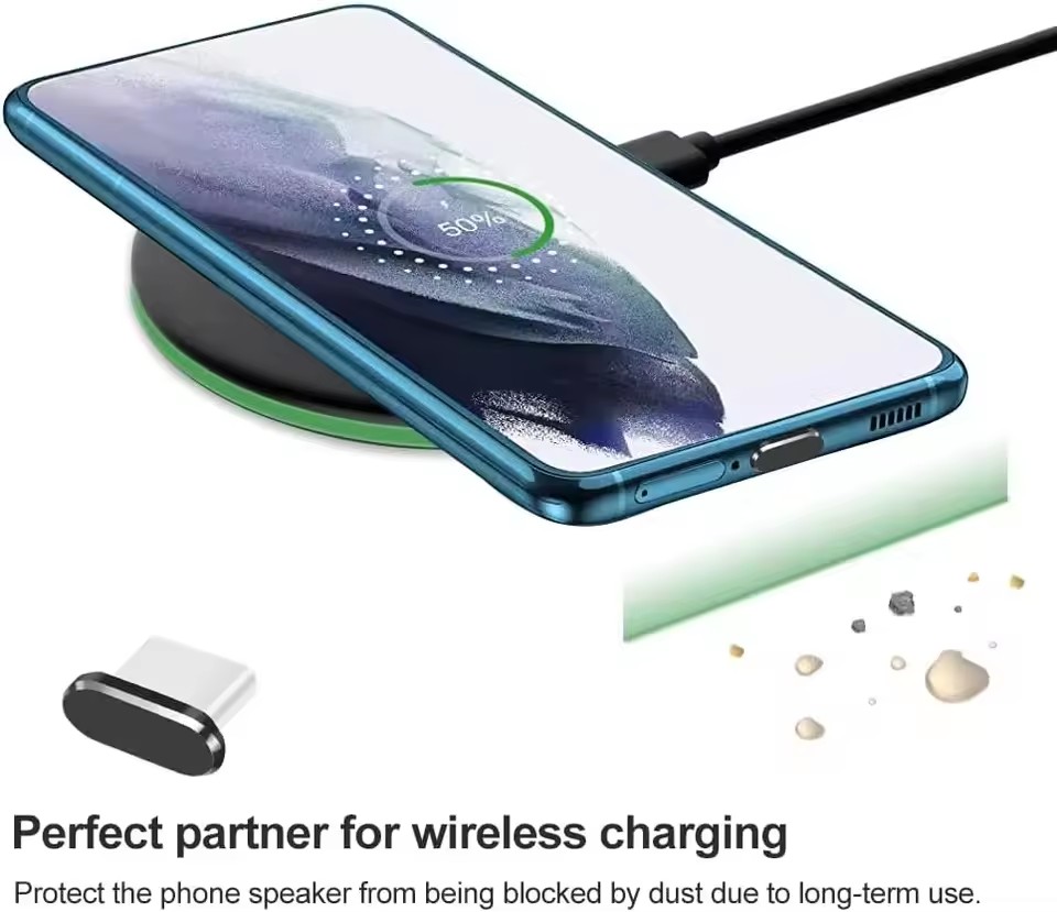 4 قطع من أغطية منفذ USB-C المض - مراجعة Smart Home Samsung وسعره