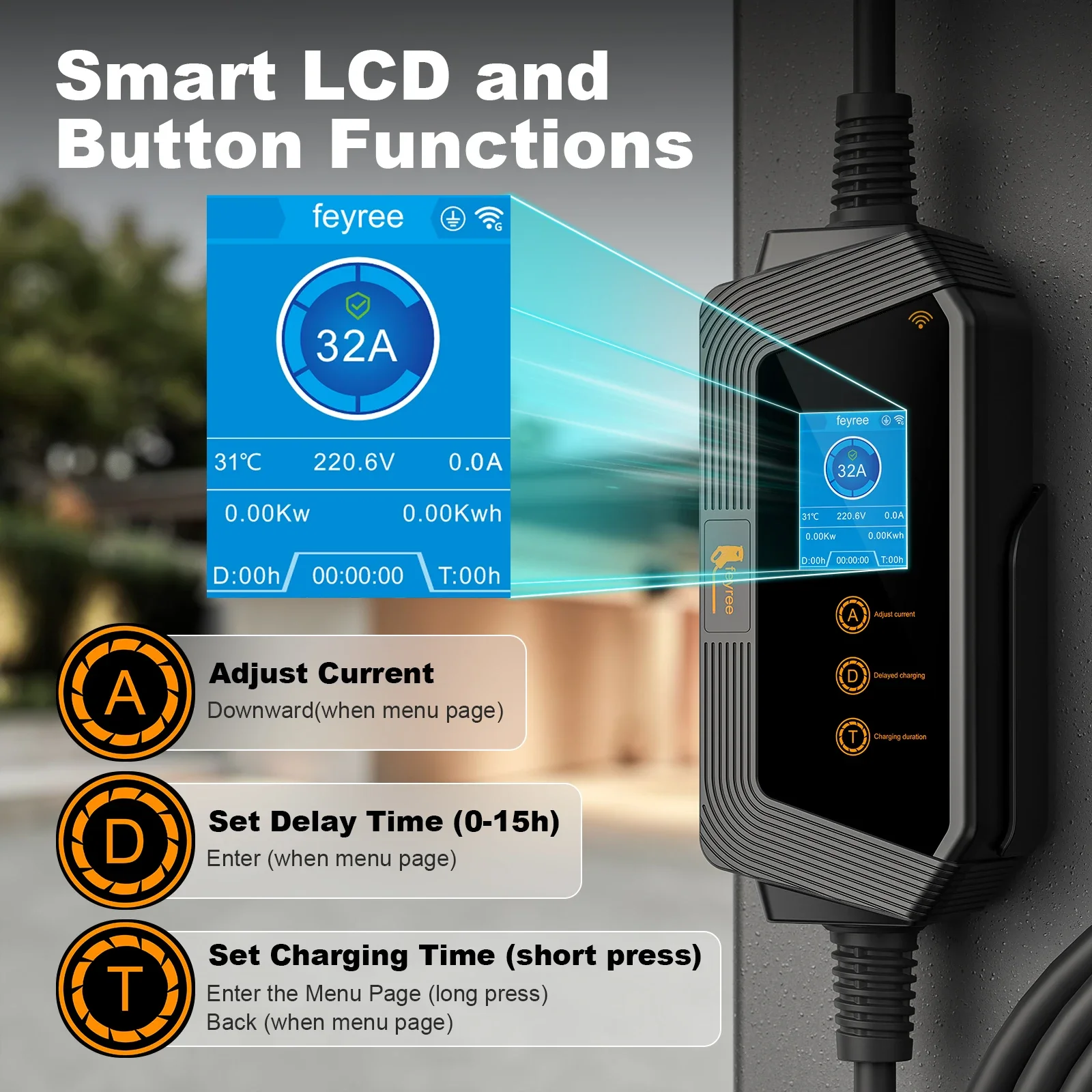 شاحن سيارات كهربائية محمول من  - مراجعة Smart Wall Socket وسعره
