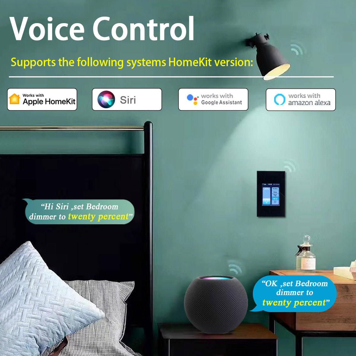 Lanbon Switch 8 Homekit 5 in 1 - مراجعة Smart Home Control Panel وسعره