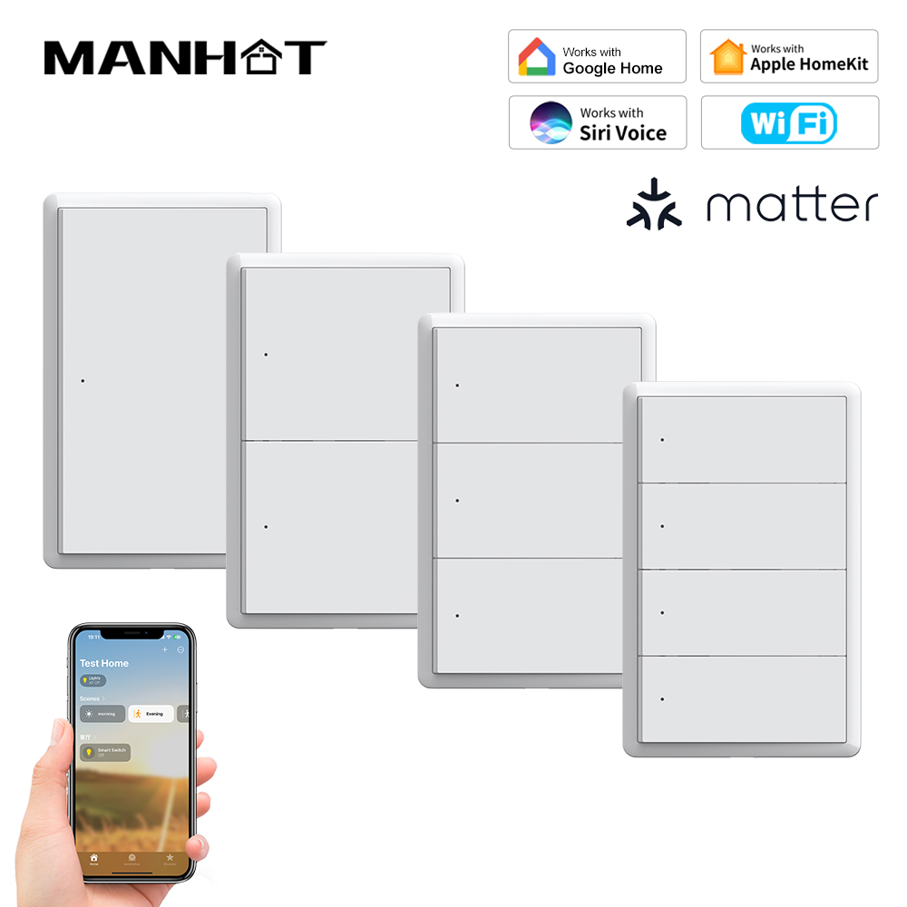 مفتاح إضاءة ذكي من MANHOT يعمل - مراجعة Smart Home Integration وسعره