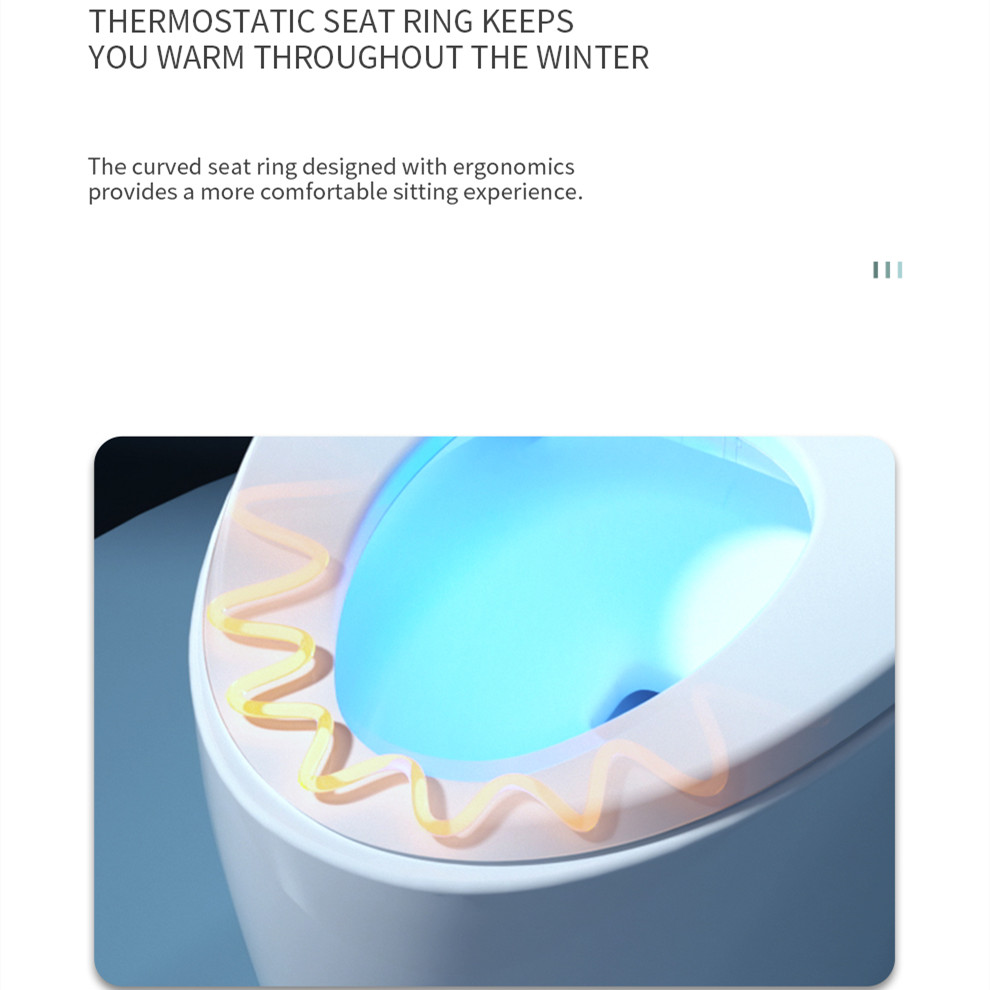 مرحاض ذكي - مقعد مدفأ، تدفق مز - مراجعة Smart Night Light وسعره