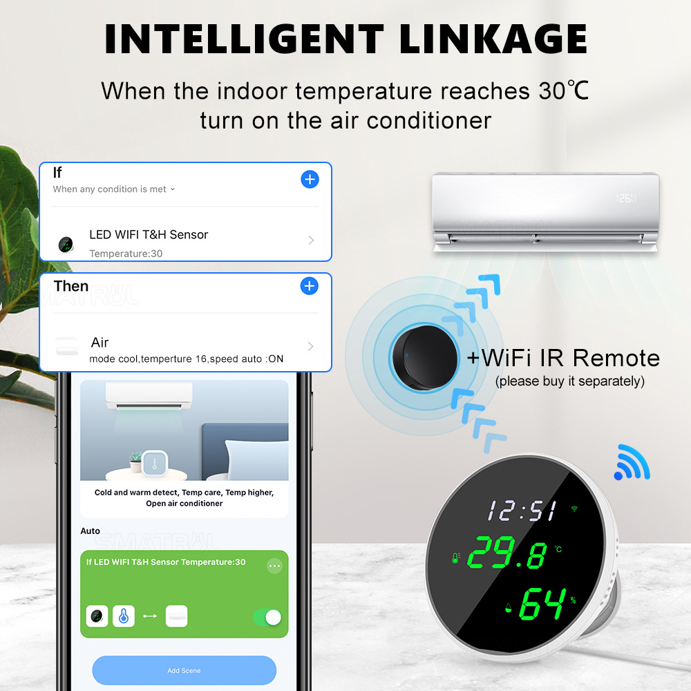 Tuya USB مستشعر درجة الحرارة و - مراجعة Wifi Thermostat وسعره