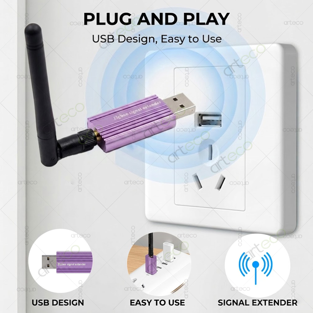 مكرر إشارة زيجبي USB، موسع نطا - مراجعة Smart Home Network وسعره