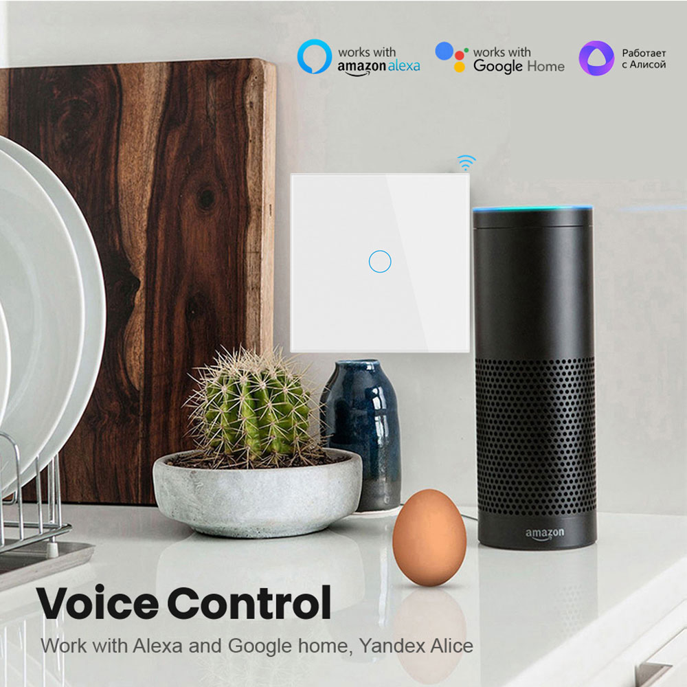 Tuya EU WiFi + RF433 مفتاح الت - مراجعة Smart Home Integration وسعره