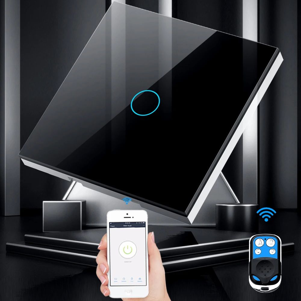 Tuya EU WiFi + RF433 مفتاح الت - مراجعة Smart Home Integration وسعره