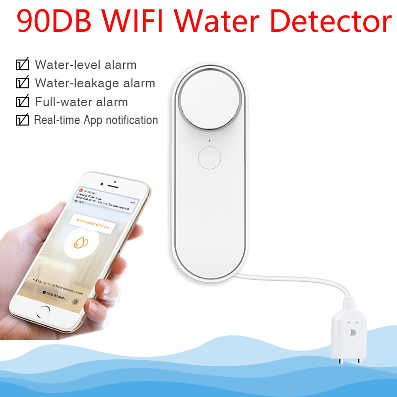 3M/5M واي فاي كاشف تسرب المياه - مراجعة Wifi Water Leak Detector وسعره