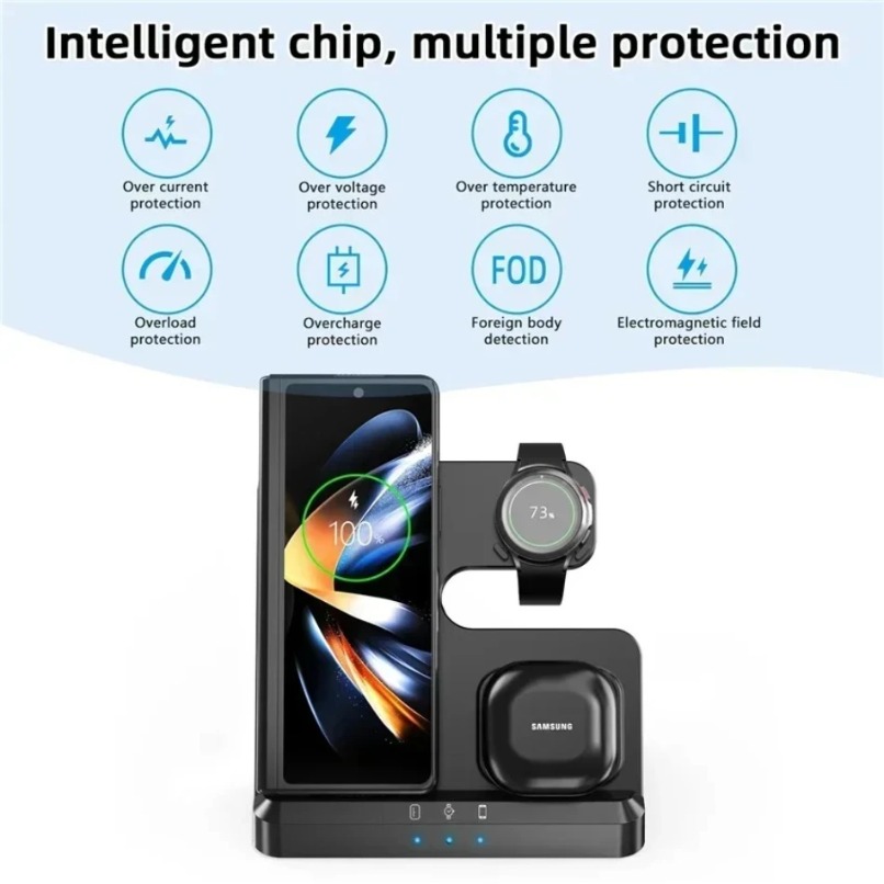 محطة شحن لاسلكية 3 في 1 مع حام - مراجعة Smart Home Samsung وسعره