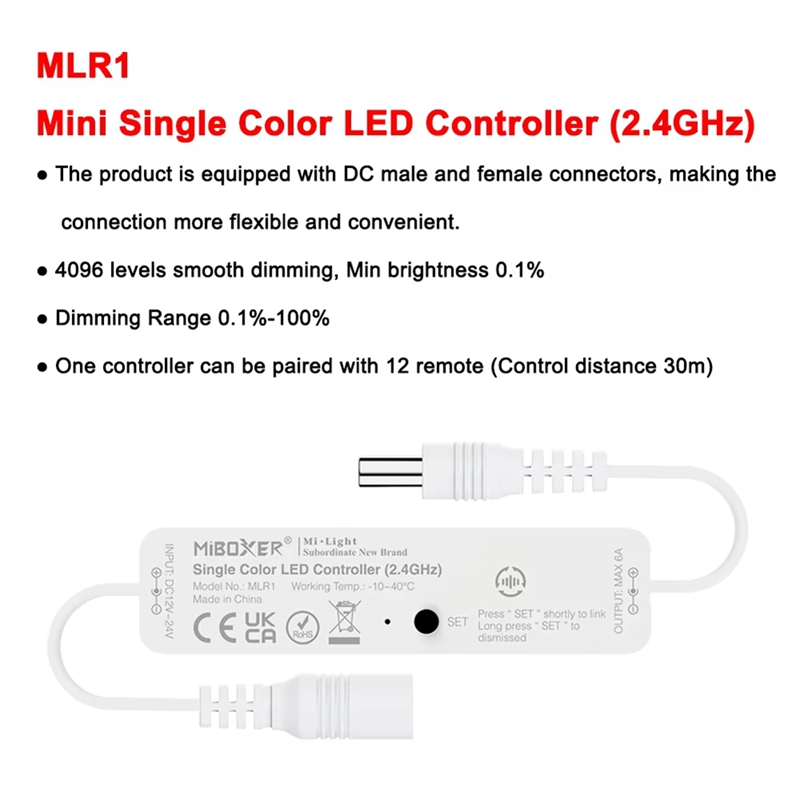 Miboxer MLR2 DC12-24V Mini 2.4 - مراجعة Smart Ir Remote Controller وسعره